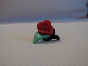 Jack's Red Rose Pendant